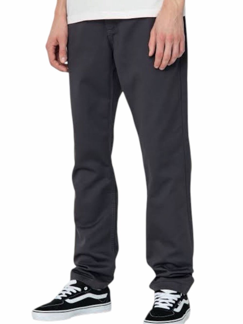 VANS Authentic Chino Stretch Pants Men’s Asphalt Grey Size 34